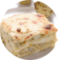 Lasagna Alcachofa Espárrago