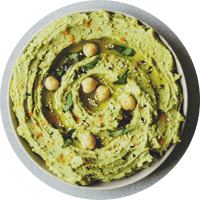 Hummus Albahaca