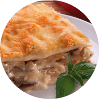 Lasagna Pollo Espinaca