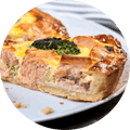 Quiche Salmón ahumado