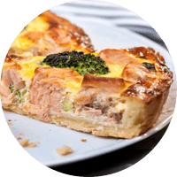 Quiche Salmón ahumado