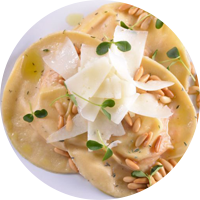 Sorentinos Rellenos Calabaza-Nuez